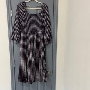 J Crew Long Sleeve Midi Dress